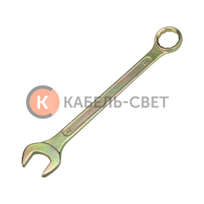 Ключ комбинированный 27мм, желтый цинк REXANT