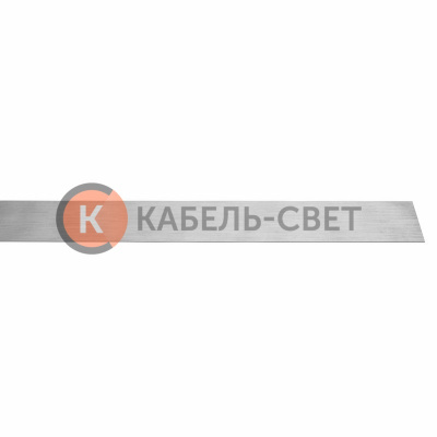 Лента полоса монтажная оцинкованная прямая, упаковочная REXANT 20х0,55 мм, рулон 25 м