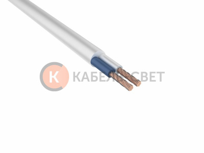 Провод ПВС 2*1 белый ГОСТ
