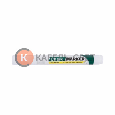Маркер меловой Chalk Marker 3мм, спиртовая основа, белый MunHwa