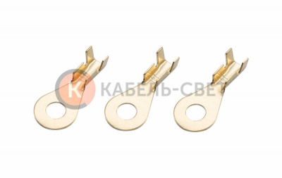 Наконечник кольцевой REXANT, ø4.3 мм, 0.5-0.8 мм² (НК 4-0,5-0,8)