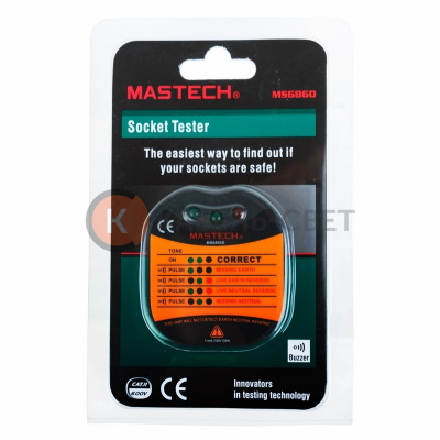 Тестер розеток MS6860D MASTECH