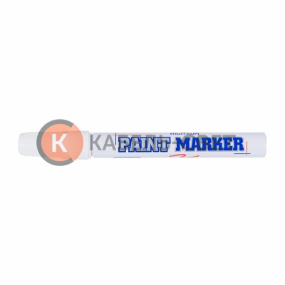 Маркер-краска 4мм, нитрооснова, белый MunHwa