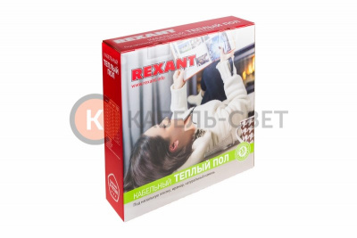 Теплый пол Slim RNB-55-1000 1000Вт, 55м, 4,5-6,5м² двухжильный REXANT