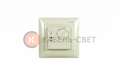Терморегулятор механический RX-308B бежевый (совместим с Legrand серии Valena) REXANT