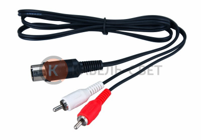 Шнур DIN 5 Pin - 2 RCA, 1,2м REXANT