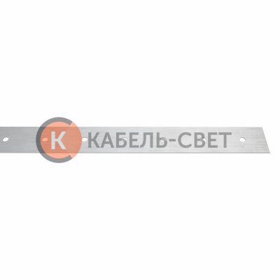 Лента полоса монтажная оцинкованная прямая, перфорированная тарная REXANT 20х0,55 мм, рулон 25 м