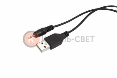 Кабель USB-штекер - DC-разъем питание 0,7х2,5 мм, длина 1 метр REXANT