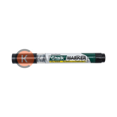 Маркер меловой MunHwa «Chalk Marker» 3 мм, черный, спиртовая основа