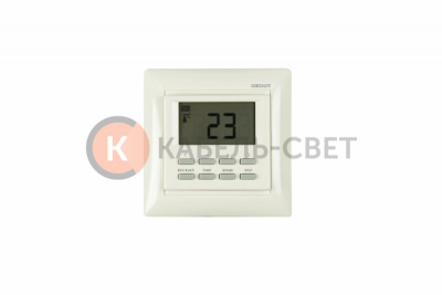 Терморегулятор программируемый RX-527H бежевый (совместим с Legrand серии Valena) REXANT