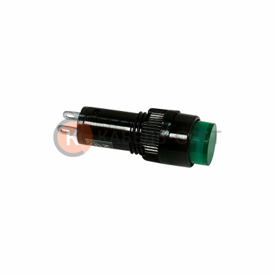 Индикатор Ø10  12V  зеленый  (RWE-504)  REXANT