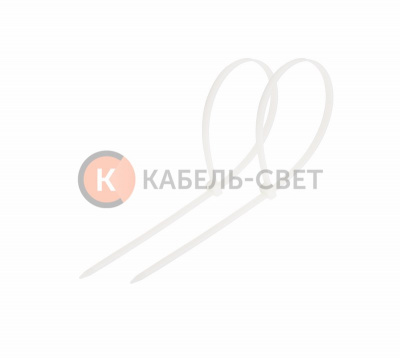 Хомут-стяжка кабельная нейлоновая 120x2,5мм, белая (100 шт/уп) REXANT
