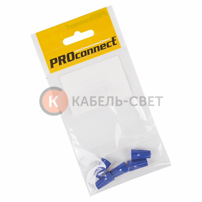 Соединительный изолирующий зажим PROconnect "СИЗ-2", 1,0-4,5 мм², синий, 5 шт.