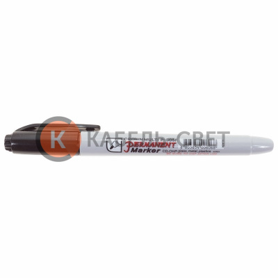 Маркер перманентный Multi Marker Super Slim 1мм, черный, пулевидный Crown