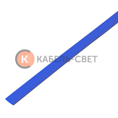 Трубка термоусаживаемая ТУТ 12,0/6,0мм, синяя, упаковка 50 шт. по 1м, PROconnect