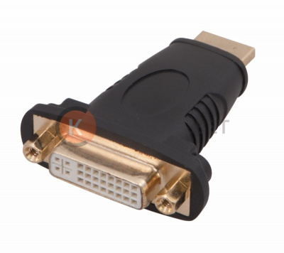 Переходник штекер HDMI - гнездо DVI-I REXANT