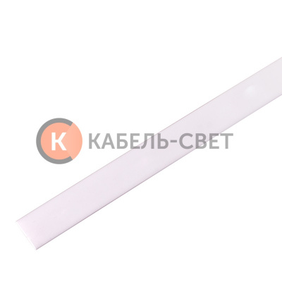 Трубка термоусаживаемая ТУТ 10,0/5,0мм, белая, упаковка 50 шт. по 1м, PROconnect