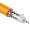 Кабель коаксиальный RG-6U нг(А)-HF, Cu/Al/Cu, 64%, 75Ом, 100м, INDOOR, оранжевый REXANT