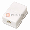 Розетка телефонная внешняя, 1 порт UTP, RJ-11 (6P2C), CAT 3 PROconnect