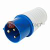 Вилка 023 переносная 2Р+РЕ 32А 220В IP44 REXANT