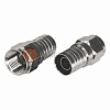 F-разъем RG-6, обжим REXANT