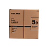 Кабель витая пара F/UTP, CAT 5e, PE, 4PR, 24AWG, OUTDOOR, SOLID, черный, 305м, серия LIGHT, РФ REXANT