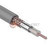 Кабель коаксиальный RG-58 A/U, 50 Ом, Cu/Al/Cu, 64%, 100м, INDOOR, серый REXANT