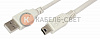 Кабель USB (шт. mini USB - шт. USB A) 3 метра, серый REXANT