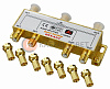 ДЕЛИТЕЛЬ  ТВ  x 6 + 7шт. F   "BOX"  5-1000 МГц  "GOLD"   REXANT
