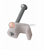 Крепеж кабеля плоский 4 х 2 мм, белый (упак. 50 шт)  REXANT