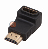 Переходник штекер HDMI - гнездо HDMI, угловой REXANT