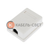 Розетка компьютерная внешняя, 1-порт FTP RJ-45 (8P8C), CAT 6 REXANT