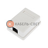 Розетка компьютерная внешняя, 1-порт RJ-45 (8P8C), UTP CAT 6 REXANT