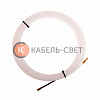 Протяжка кабельная (мини УЗК в бухте), нейлон, d=3мм, 15м, латунный наконечник, заглушка REXANT